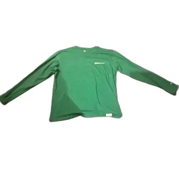NWT Diamond Supply Co. Speed Logo Green Long Sleeve Shirt - Picture 2 of 4